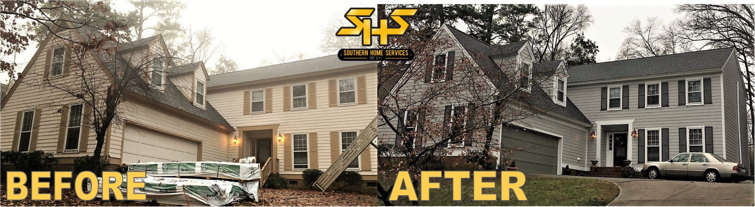 siding and exterior trim replacement in Charlotte, NC
