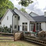 back of home in huntersville after transformation