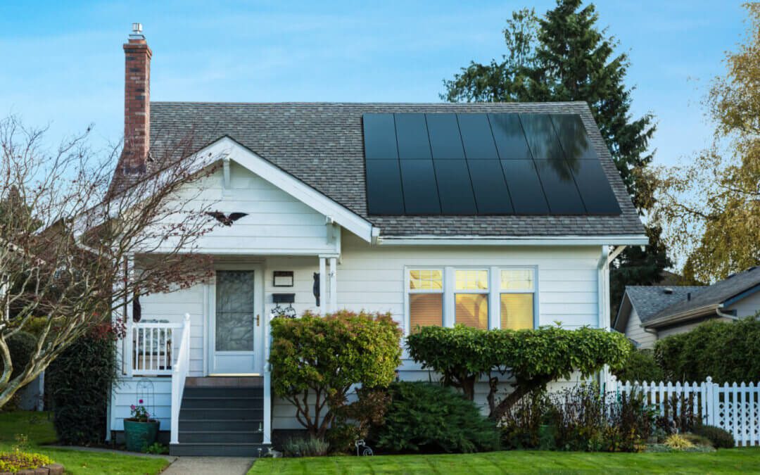 Charlotte home powered by solar panels