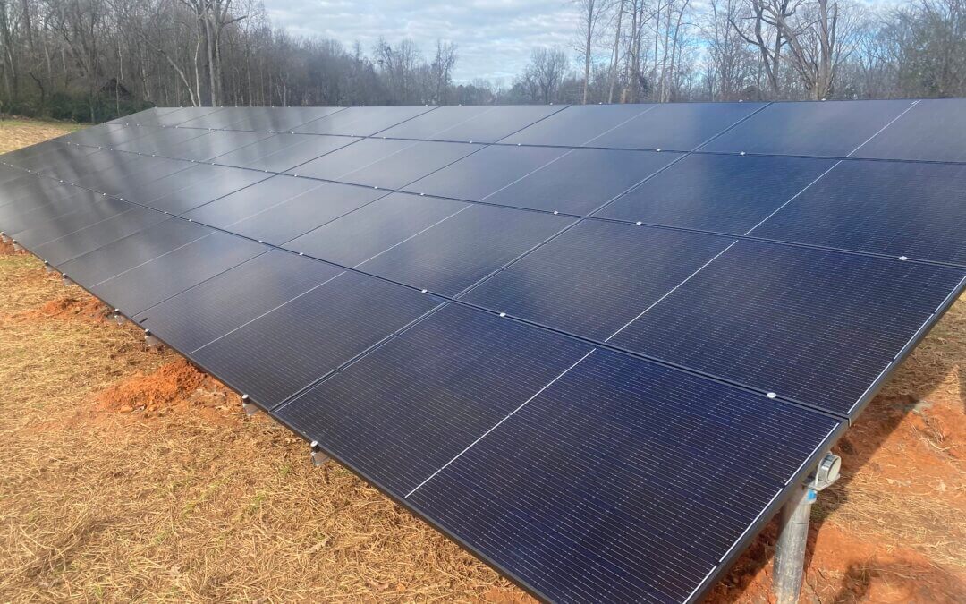 Solar Ground Mount System Install in Lancaster, SC