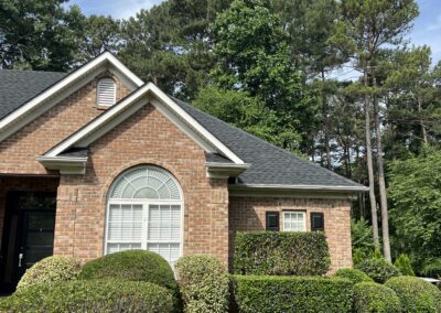 Zoomed in front of Mooresville NC featured project before GAF Timberline hdz shingle installation