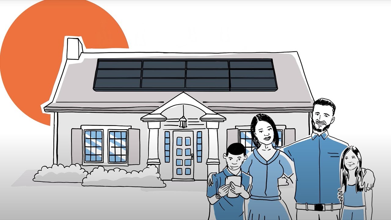 Video Thumbnail: Roof-integrated solar turns your roof into an asset | GAF Energy Interior paint with decorative design