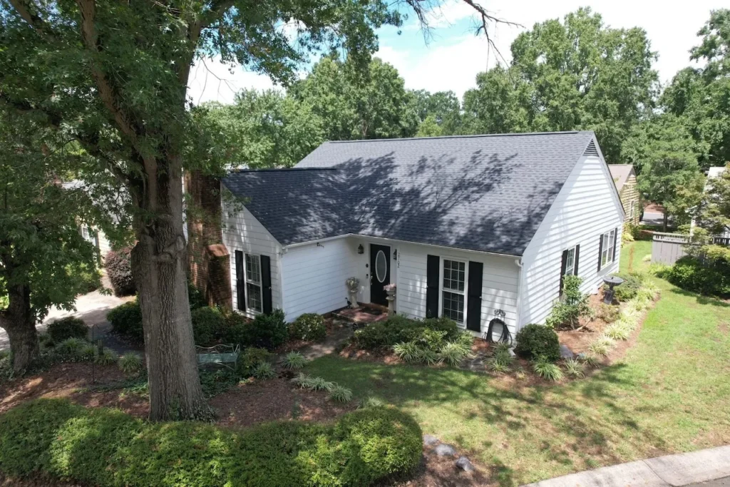 new roof installed on residential home in Charlotte North Carolina